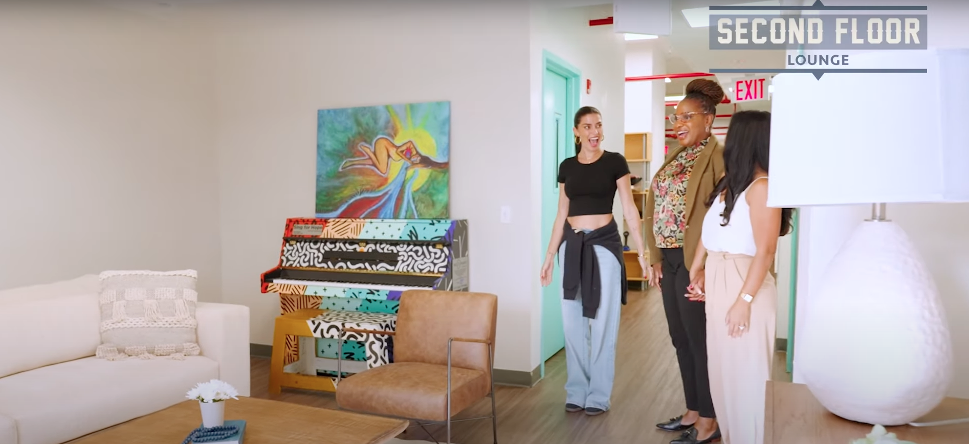 Leia T. Ward and Nicole Williams English on The Design Network's "Hometown Heroes"